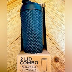 HydroJug Black Shaker Cup 24oz-Perfect for Protein Shakes,Workout Drinks-Tumbler